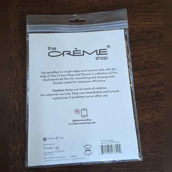 The Crème Shop Disney Minnie & Mickey Precision Nail Files Set of 5, NEW - Picture 2 of 2